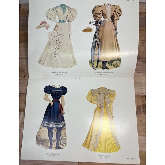 Antique Fashion Paper Dolls Of The 1890s Book From Boston Childrens Museum Colle - Picture 4 of 5